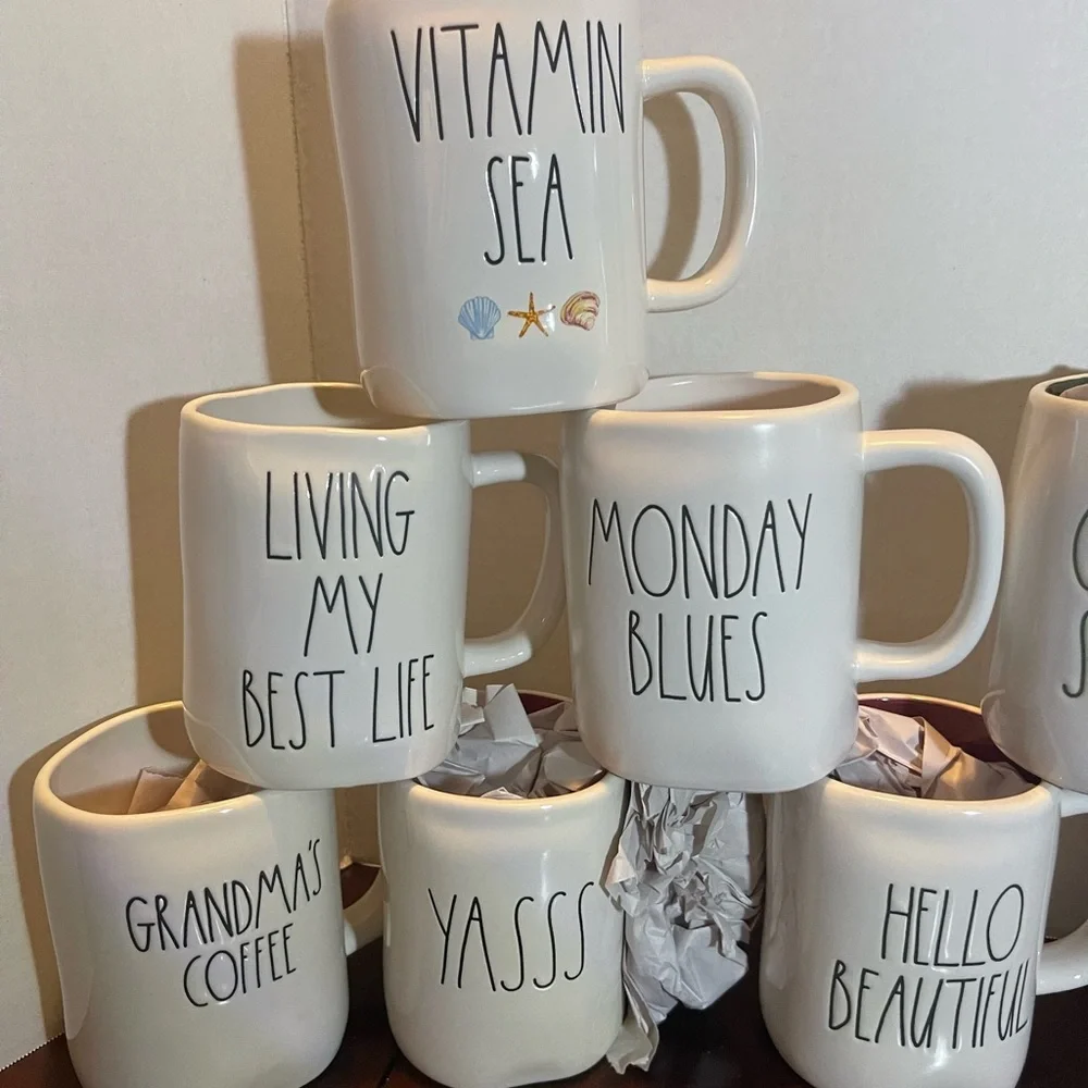 Rae Dunn Mugs -Pick 3 - Picture 1 of 12